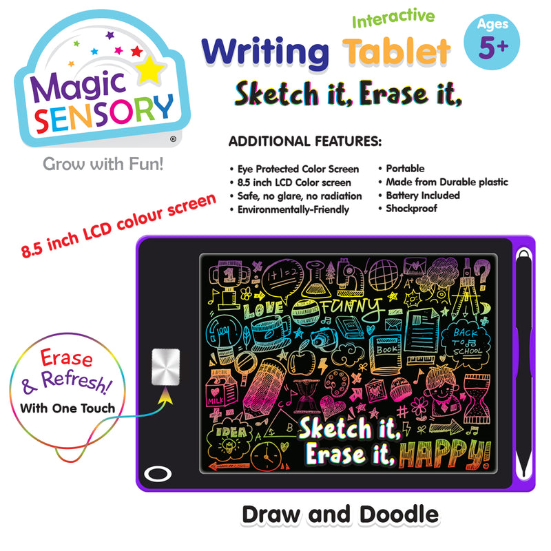 Load image into Gallery viewer, Interactive LCD Writing Tablet - Purple Art
