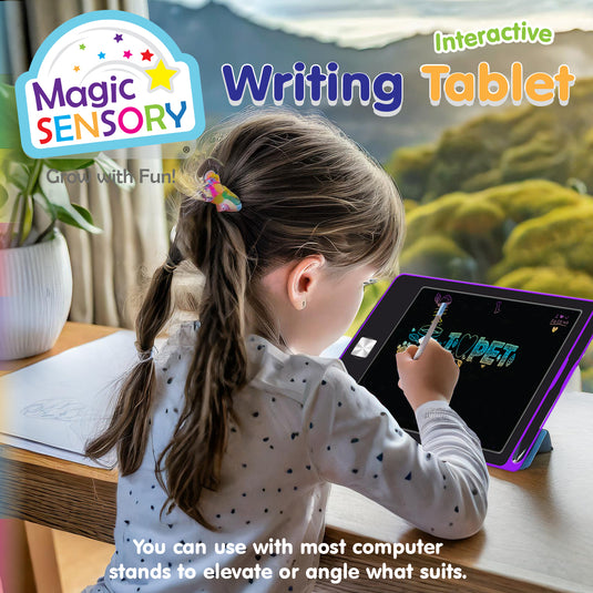 Interactive LCD Writing Tablet - Purple Art