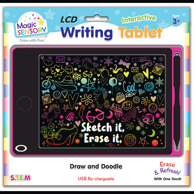 Load image into Gallery viewer, Interactive LCD Writing Tablet - Pink Unicorn
