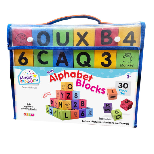 Alphabet & Number Foam Blocks - view 2
