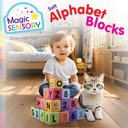 Alphabet & Number Foam Blocks - view 3