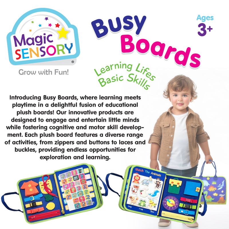 Load image into Gallery viewer, Busy Board - Fine Motor &amp; Learning Activity Book - view 4
