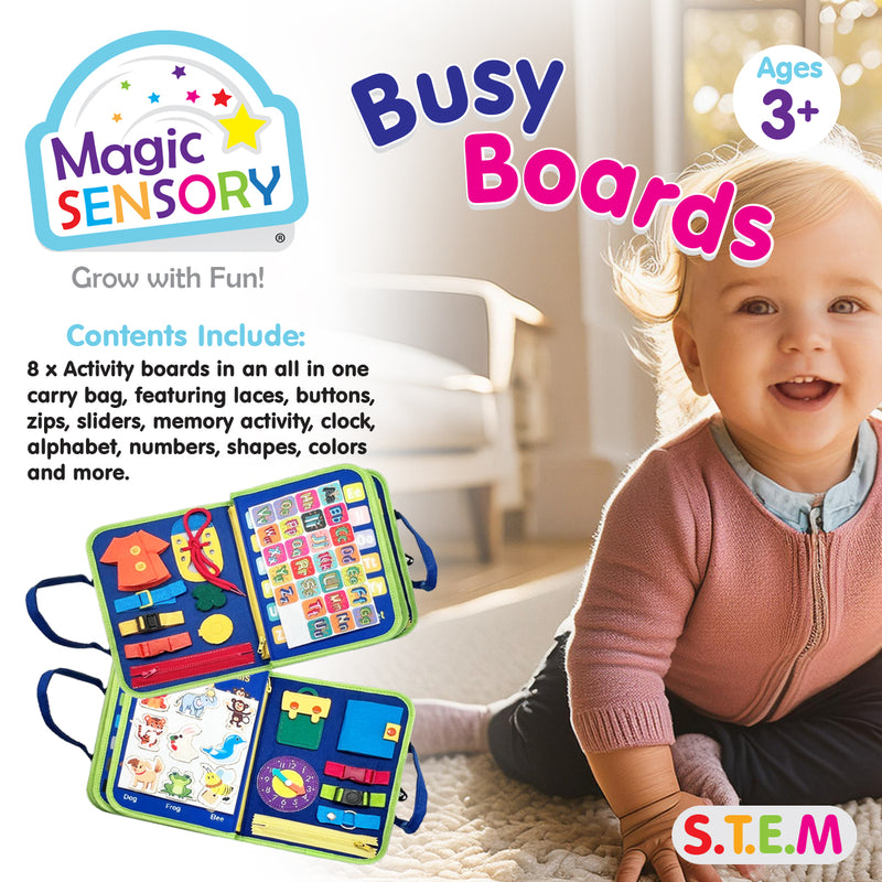 Load image into Gallery viewer, Busy Board - Fine Motor &amp; Learning Activity Book - view 5
