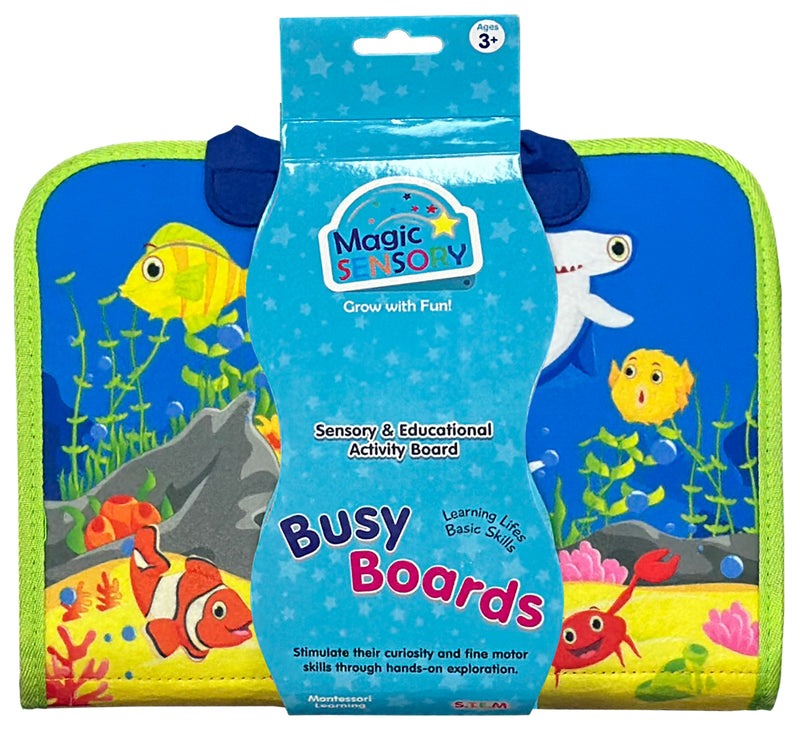 Load image into Gallery viewer, Busy Board - Fine Motor &amp; Learning Activity Book
