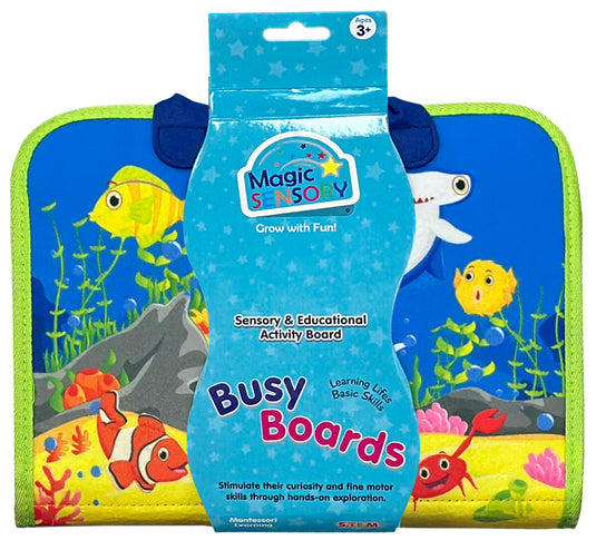Busy Board - Fine Motor & Learning Activity Book