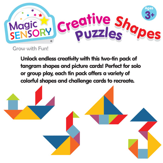 Creative Shapes Puzzle (Blue Tin) - view 2