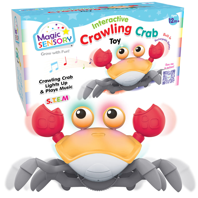 Load image into Gallery viewer, Interactive Crawling Crab Toy - Lights, Music &amp; Scuttling Fun - view 7
