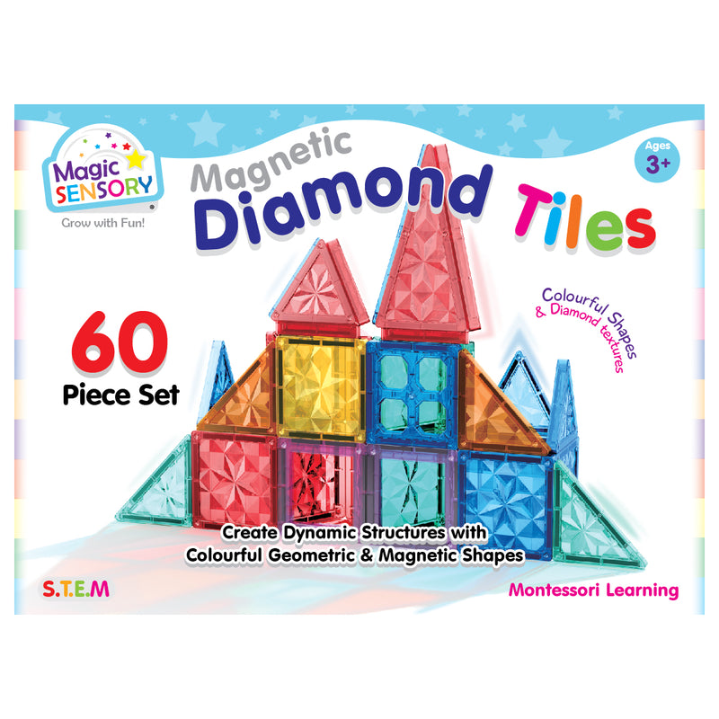 Load image into Gallery viewer, Magnetic Diamond Tiles 60 Piece Set - view 8
