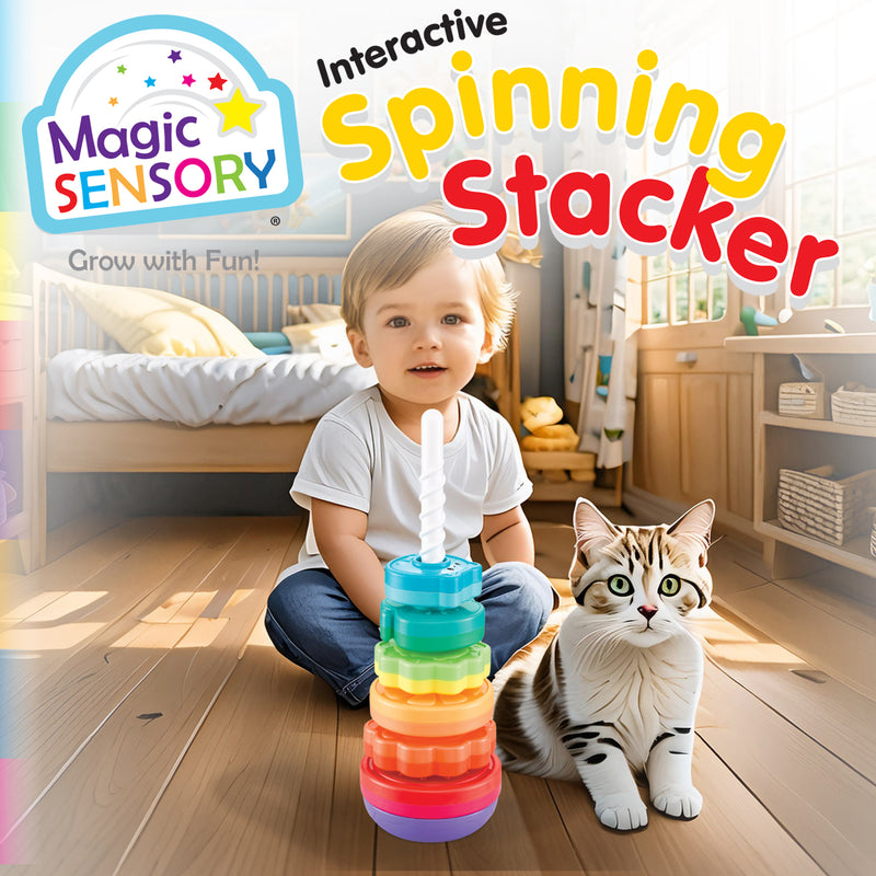 Load image into Gallery viewer, Spin Stacker Toy - view 6
