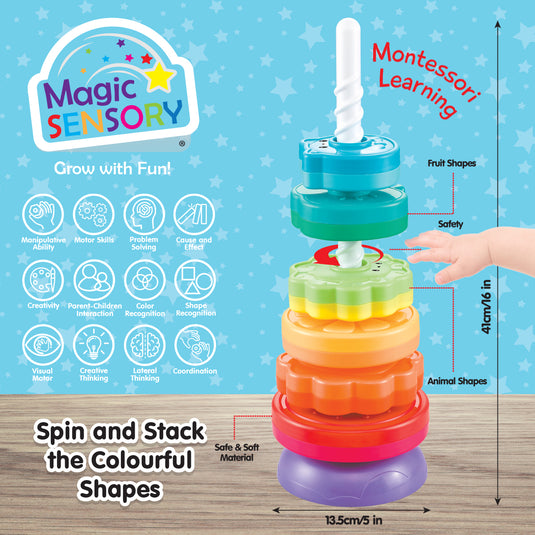 Spin Stacker Toy - view 7